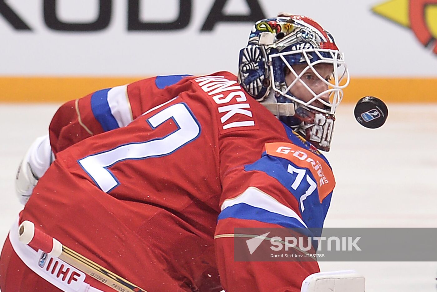 2016 IIHF World Ice Hockey Championship. Russia vs. Germany