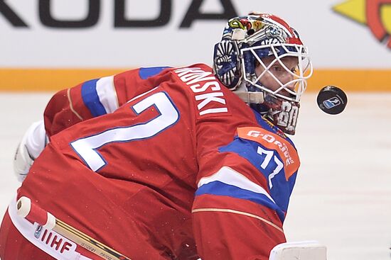2016 IIHF World Ice Hockey Championship. Russia vs. Germany