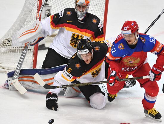 2016 IIHF World Ice Hockey Championship. Russia vs. Germany