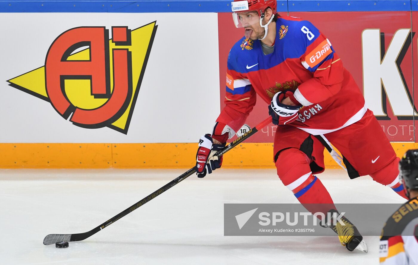 2016 IIHF World Ice Hockey Championship. Russia vs. Germany
