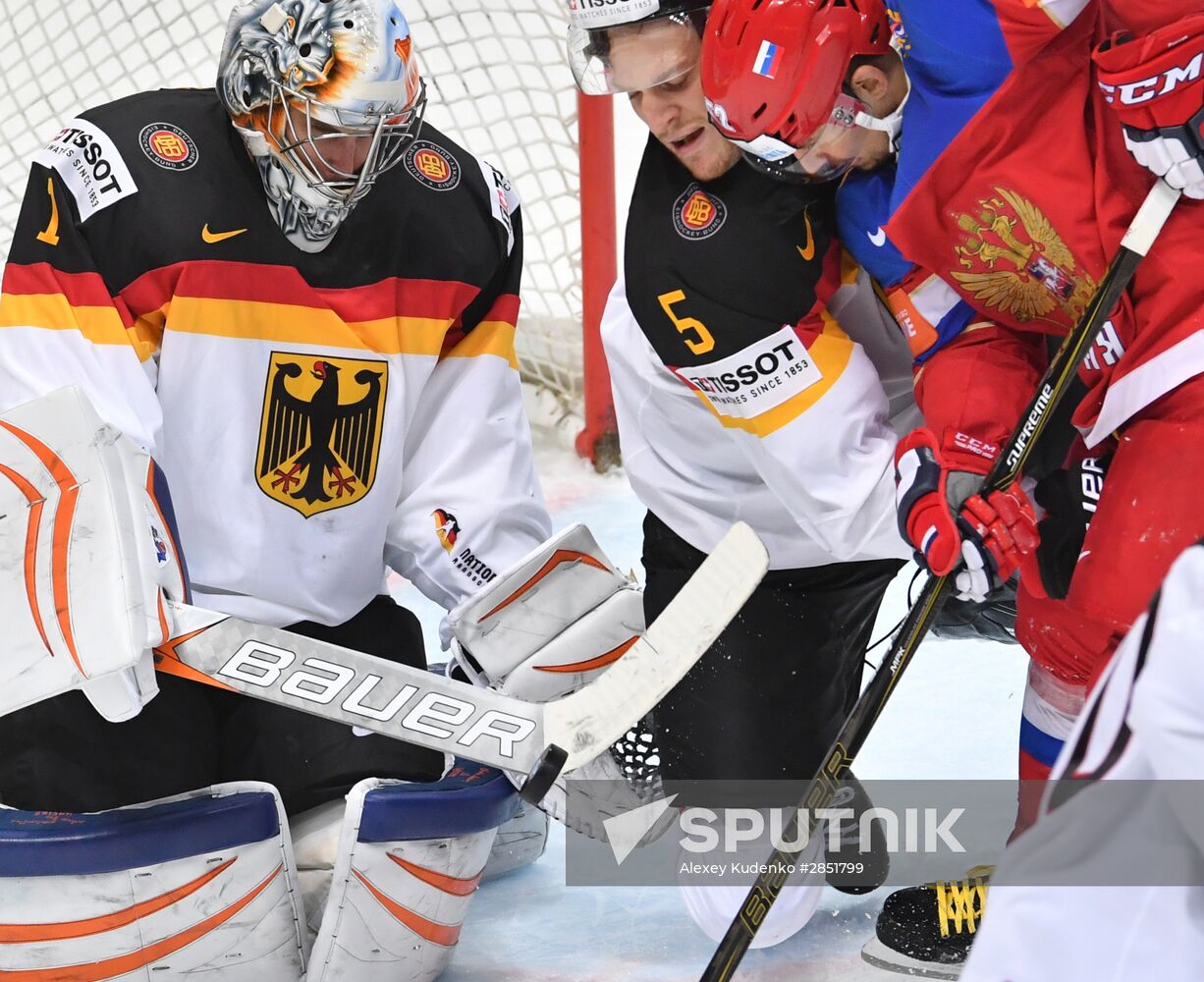 2016 IIHF World Ice Hockey Championship. Russia vs. Germany