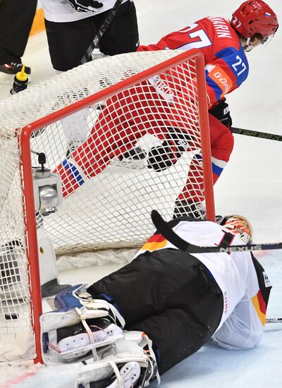 2016 IIHF World Ice Hockey Championship. Russia vs. Germany