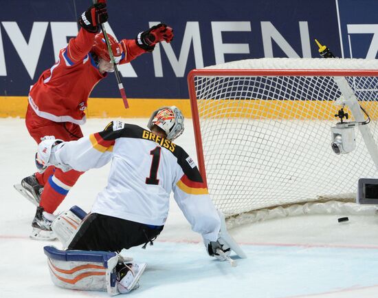 2016 IIHF World Ice Hockey Championship. Russia vs. Germany