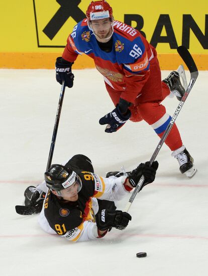 2016 IIHF World Ice Hockey Championship. Russia vs. Germany