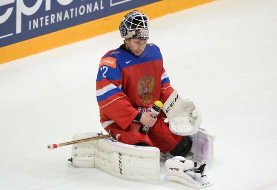 2016 IIHF World Ice Hockey Championship. Russia vs. Germany