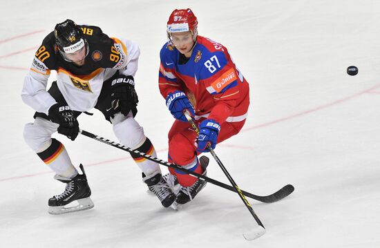 2016 IIHF World Ice Hockey Championship. Russia vs. Germany