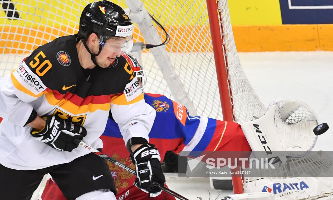 2016 IIHF World Ice Hockey Championship. Russia vs. Germany