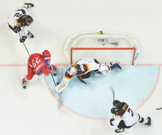2016 IIHF World Ice Hockey Championship. Russia vs. Germany