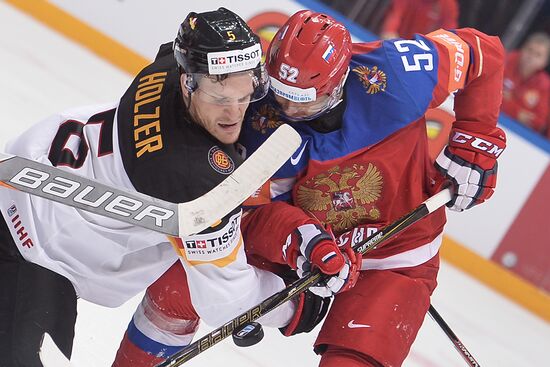 2016 IIHF World Ice Hockey Championship. Russia vs. Germany