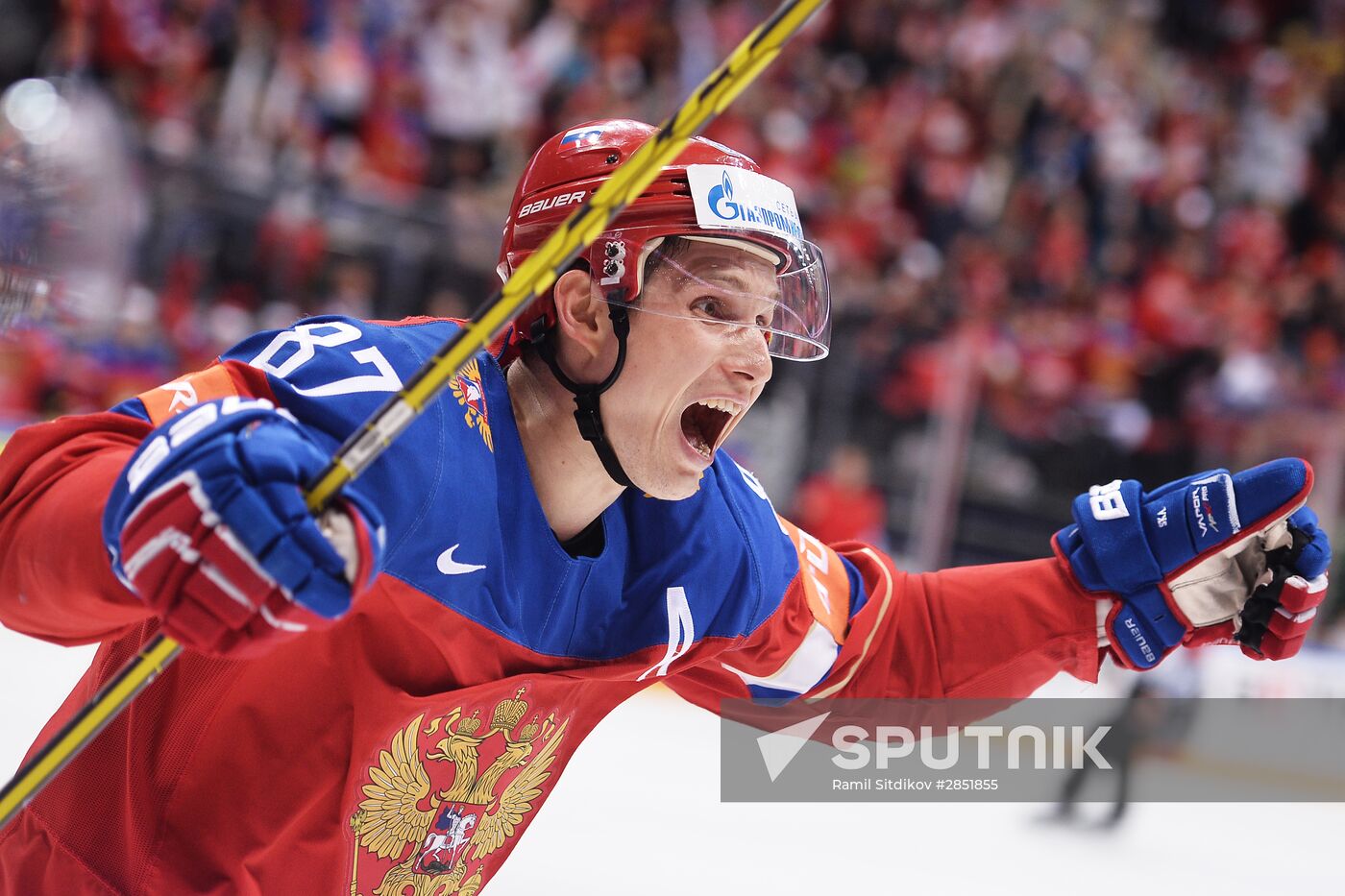 2016 IIHF World Ice Hockey Championship. Russia vs. Germany