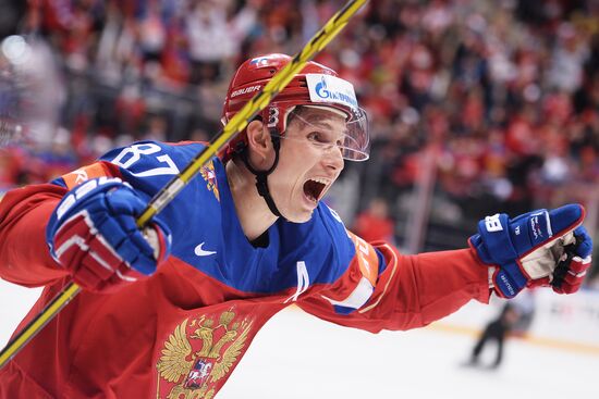 2016 IIHF World Ice Hockey Championship. Russia vs. Germany