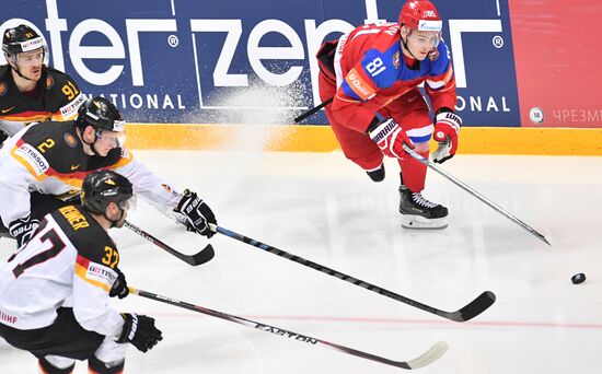 2016 IIHF World Ice Hockey Championship. Russia vs. Germany