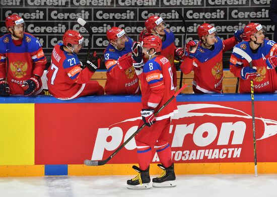2016 IIHF World Ice Hockey Championship. Russia vs. Germany