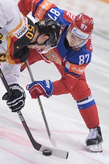 2016 IIHF World Ice Hockey Championship. Russia vs. Germany