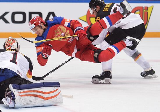2016 IIHF World Ice Hockey Championship. Russia vs. Germany