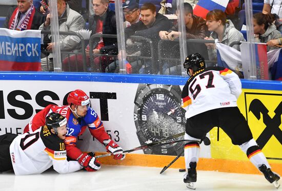 2016 IIHF World Ice Hockey Championship. Russia vs. Germany