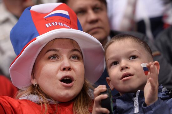 2016 IIHF World Ice Hockey Championship. Russia vs. Germany