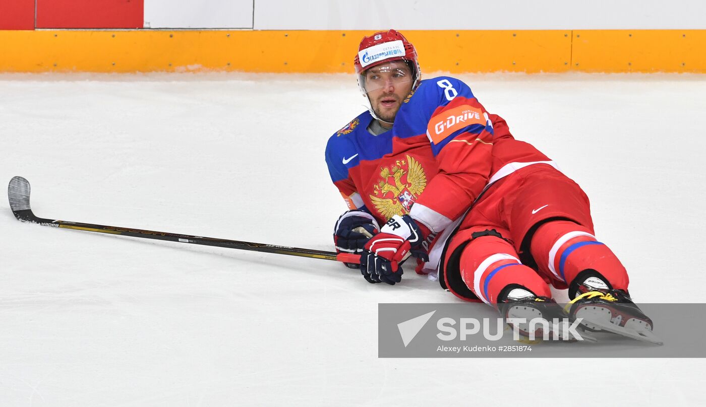 2016 IIHF World Ice Hockey Championship. Russia vs. Germany