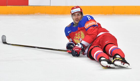 2016 IIHF World Ice Hockey Championship. Russia vs. Germany