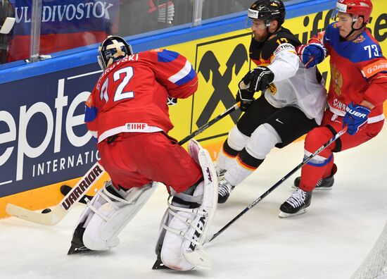 2016 IIHF World Ice Hockey Championship. Russia vs. Germany
