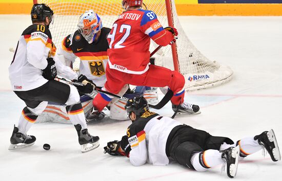 2016 IIHF World Ice Hockey Championship. Russia vs. Germany