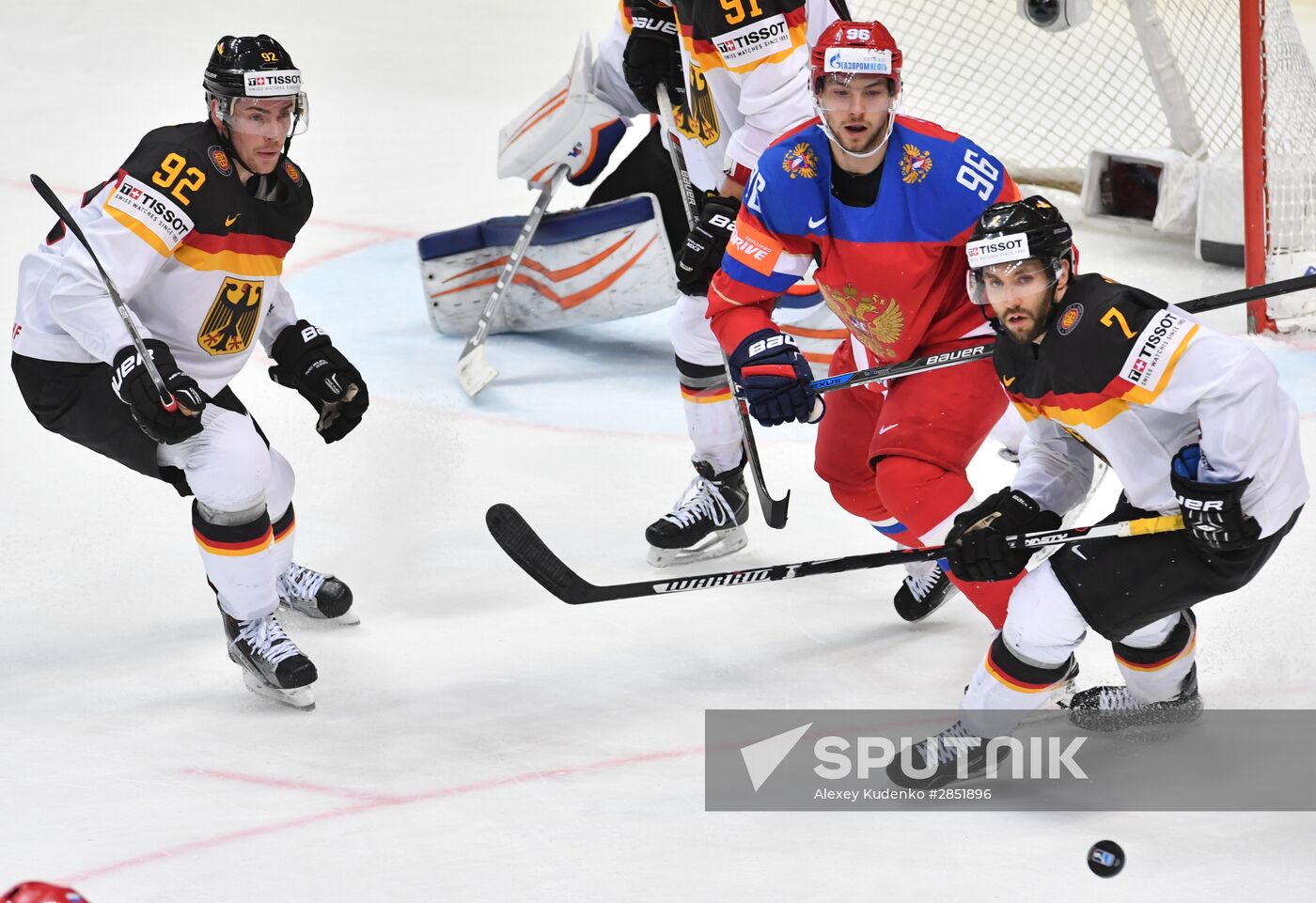 2016 IIHF World Ice Hockey Championship. Russia vs. Germany