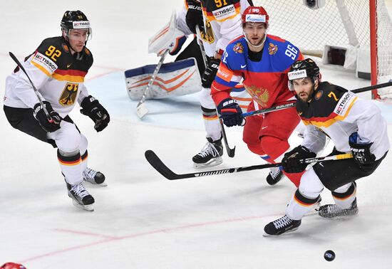 2016 IIHF World Ice Hockey Championship. Russia vs. Germany