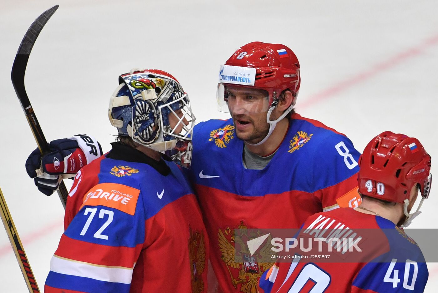 2016 IIHF World Ice Hockey Championship. Russia vs. Germany