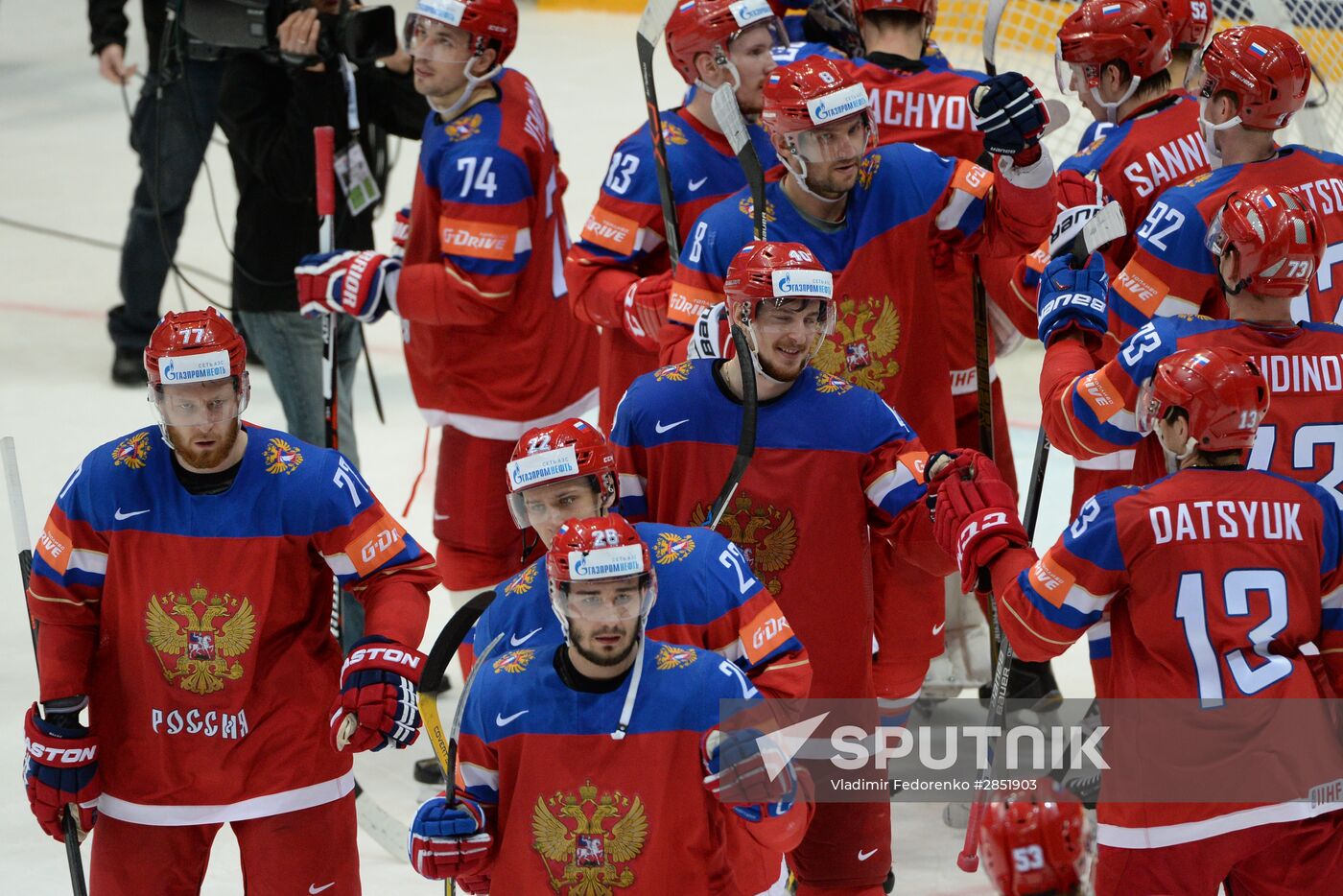 2016 IIHF World Ice Hockey Championship. Russia vs. Germany