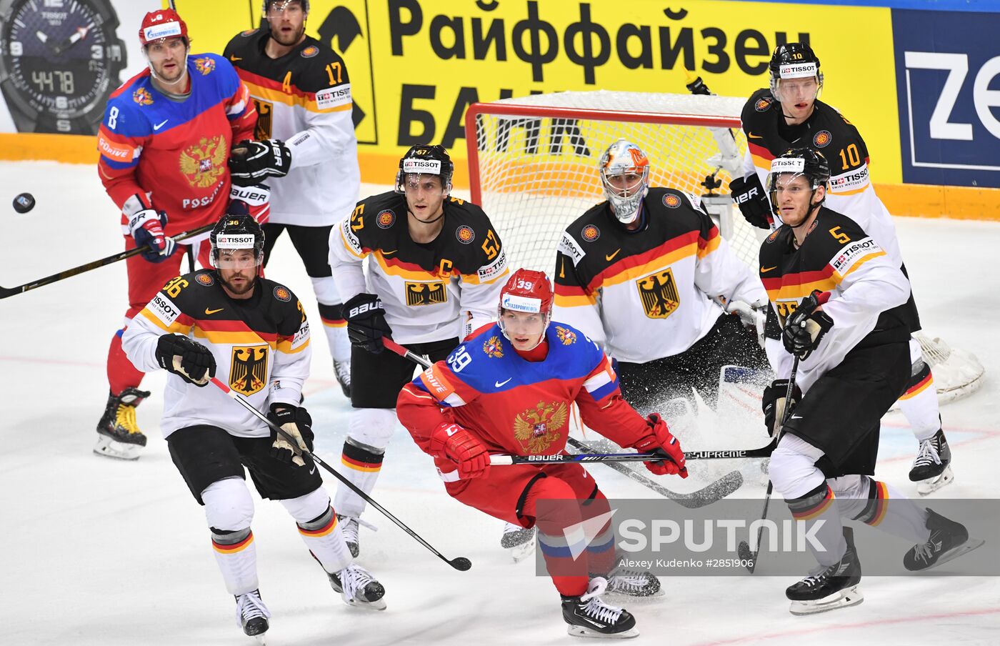 2016 IIHF World Ice Hockey Championship. Russia vs. Germany