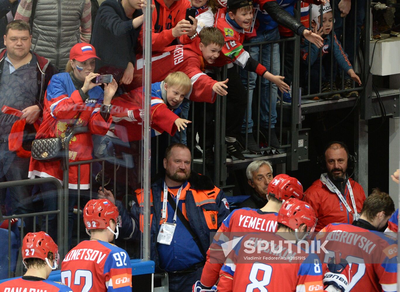 2016 IIHF World Ice Hockey Championship. Russia vs. Germany