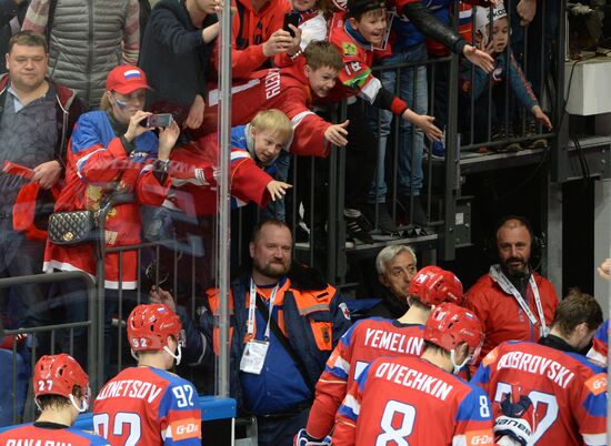 2016 IIHF World Ice Hockey Championship. Russia vs. Germany