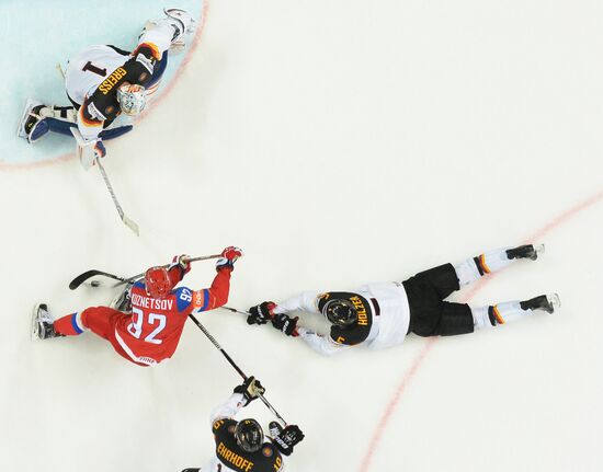 2016 IIHF World Ice Hockey Championship. Russia vs. Germany