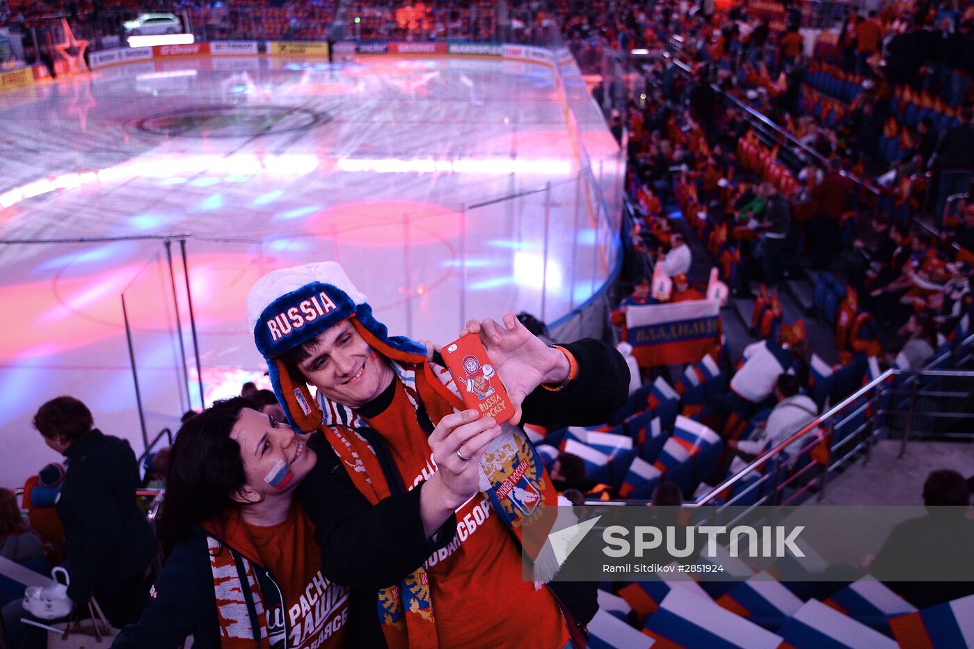 2016 IIHF World Ice Hockey Championship. Russia vs. Germany