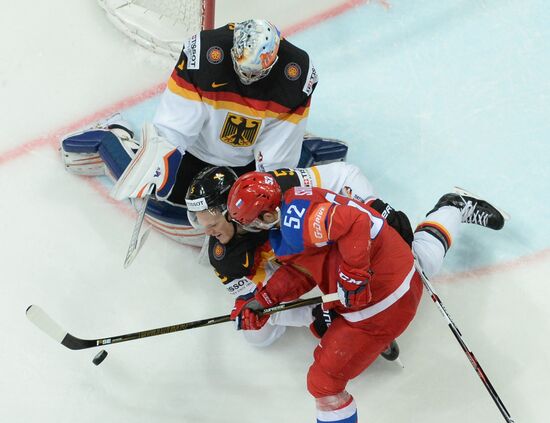 2016 IIHF World Ice Hockey Championship. Russia vs. Germany