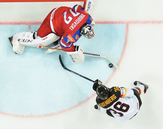 2016 IIHF World Ice Hockey Championship. Russia vs. Germany