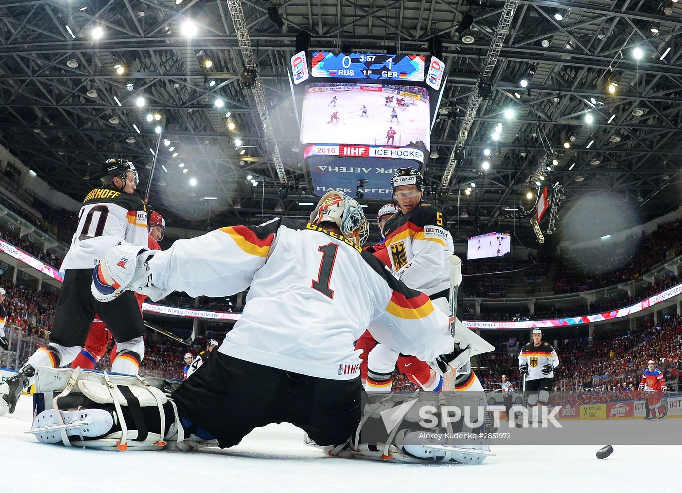 2016 IIHF World Ice Hockey Championship. Russia vs. Germany