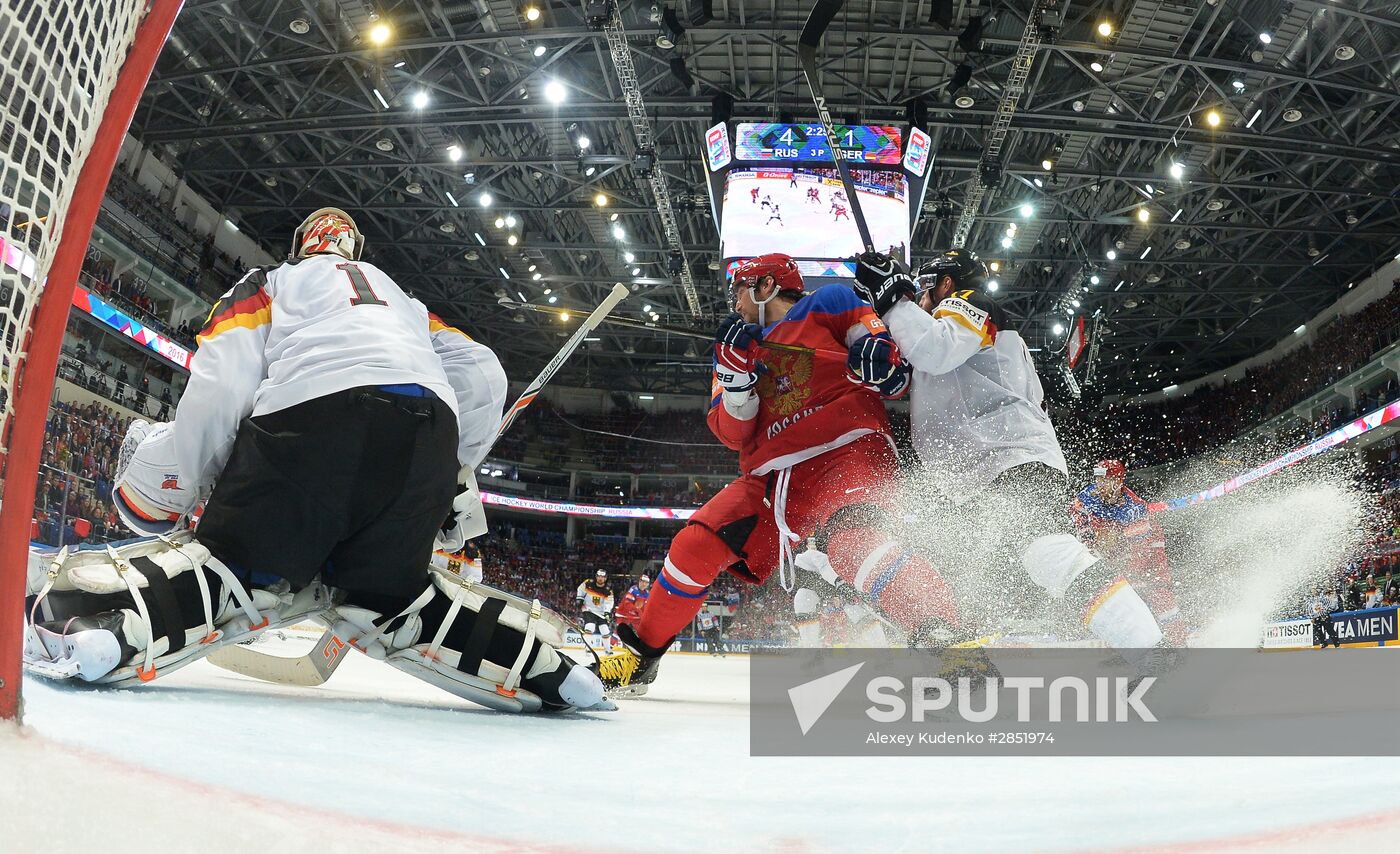 2016 IIHF World Ice Hockey Championship. Russia vs. Germany