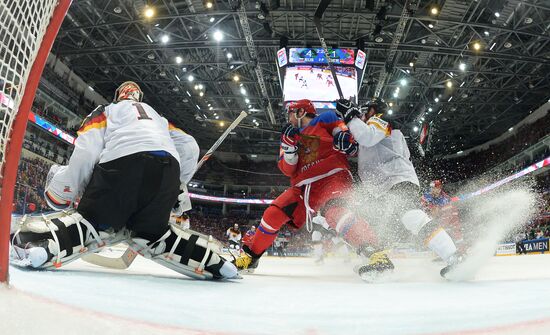 2016 IIHF World Ice Hockey Championship. Russia vs. Germany