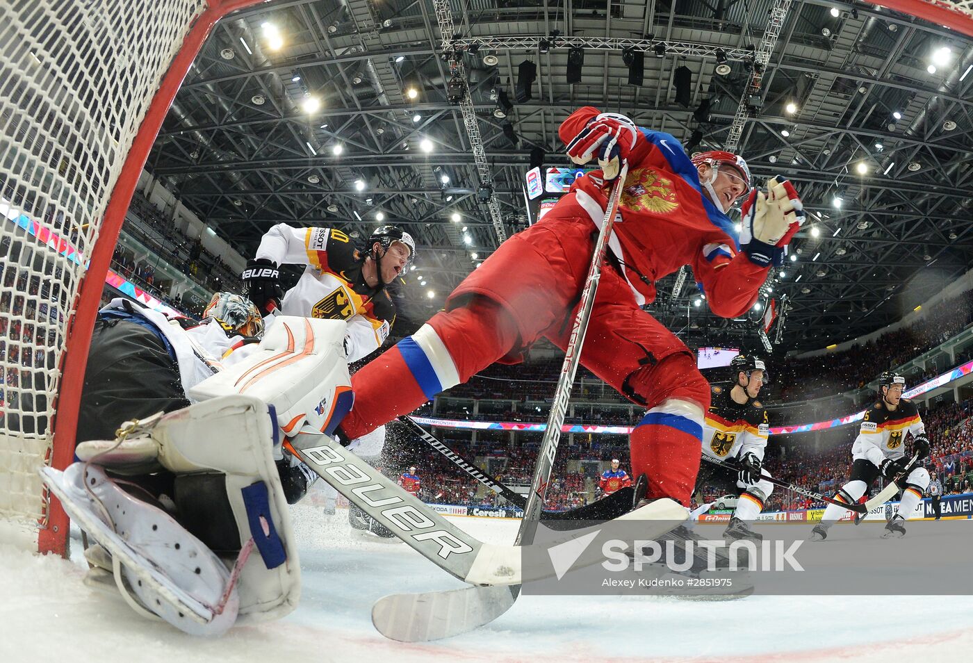 2016 IIHF World Ice Hockey Championship. Russia vs. Germany