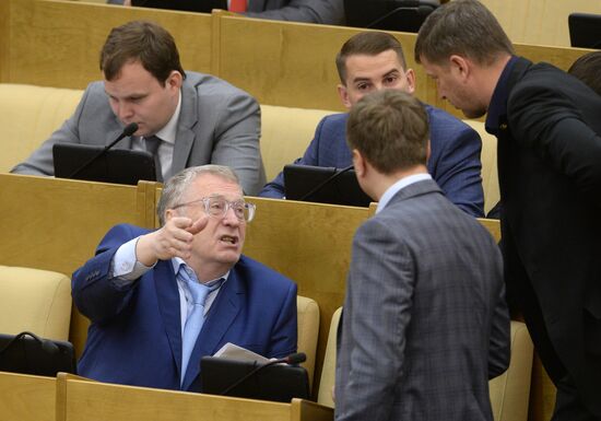 State Duma plenary meeting