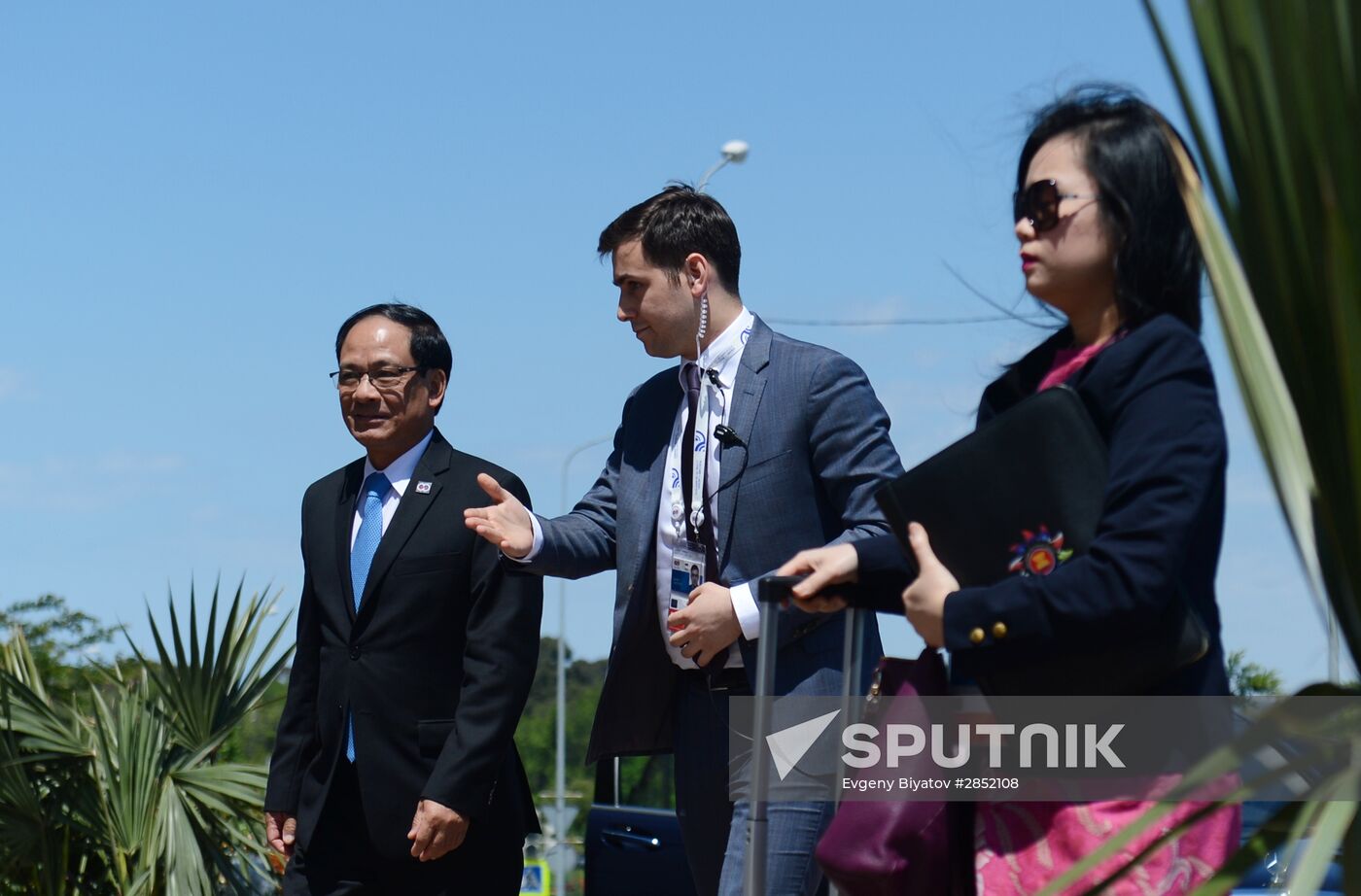 Delegation heads - ASEAN-Russia Summit participants arrive at Congress Centre in Sochi