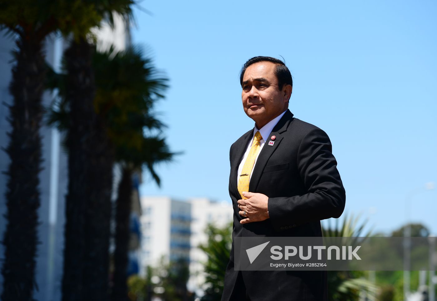 Delegation heads - ASEAN-Russia Summit participants arrive at Congress Centre in Sochi