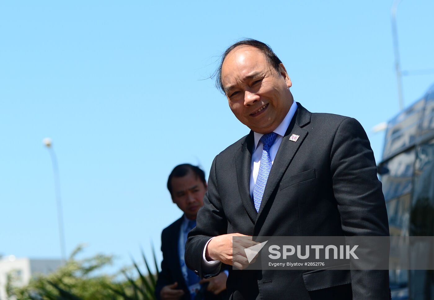 Delegation heads - ASEAN-Russia Summit participants arrive at Congress Centre in Sochi