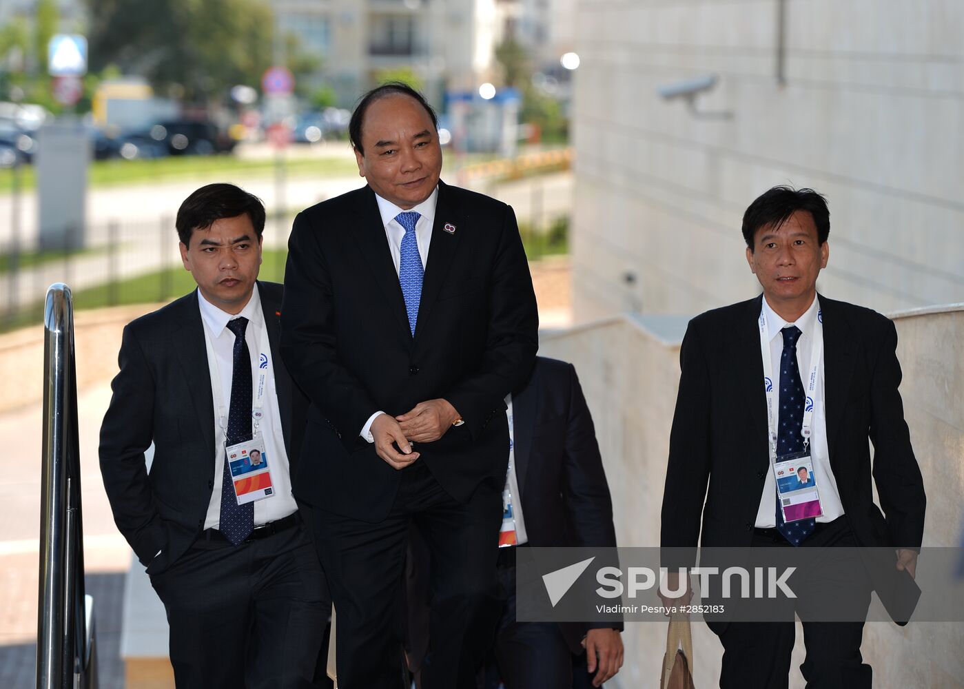 Delegation heads - ASEAN-Russia Summit participants arrive at Congress Centre in Sochi