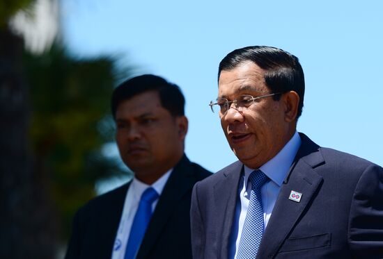 Delegation heads - ASEAN-Russia Summit participants arrive at Congress Centre in Sochi