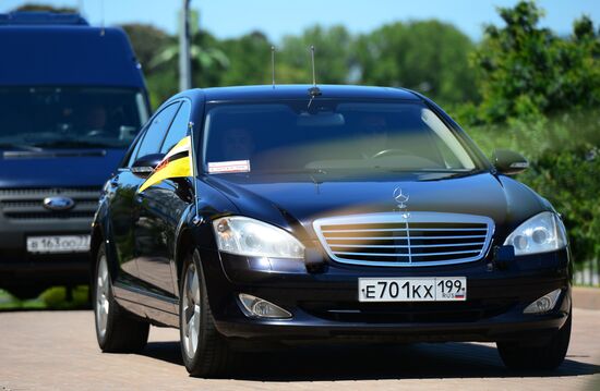 Delegation heads - ASEAN-Russia Summit participants arrive at Congress Centre in Sochi