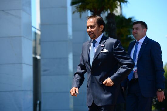 Delegation heads - ASEAN-Russia Summit participants arrive at Congress Centre in Sochi