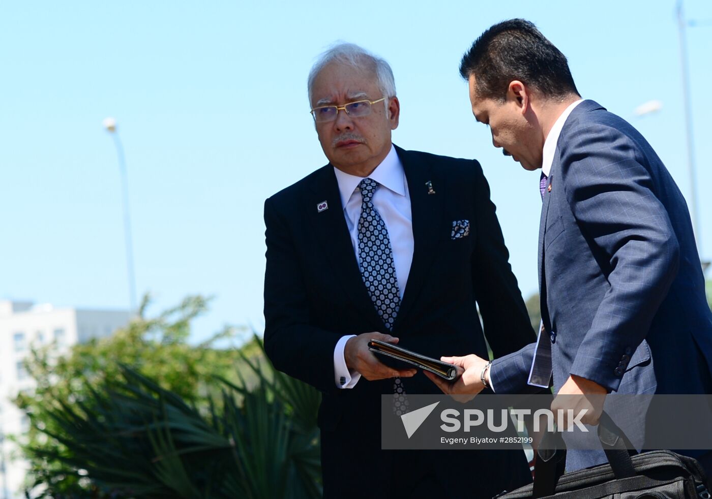 Delegation heads - ASEAN-Russia Summit participants arrive at Congress Centre in Sochi