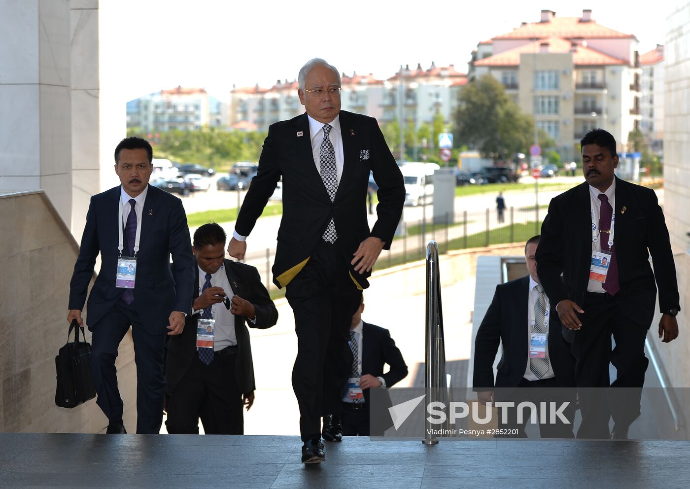 Delegation heads - ASEAN-Russia Summit participants arrive at Congress Centre in Sochi